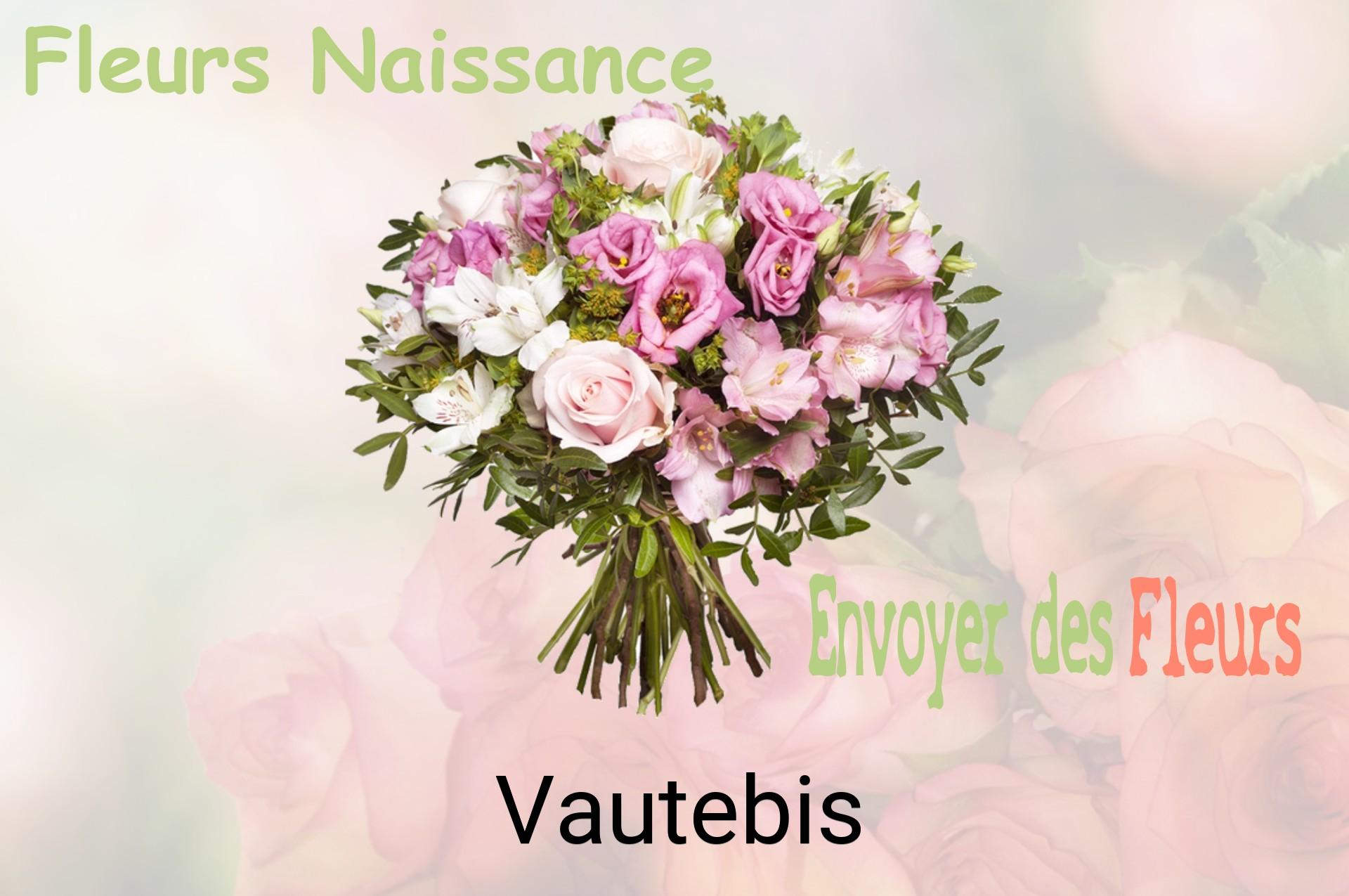 Bouquet de fleurs de naissance livré à Vautebis
